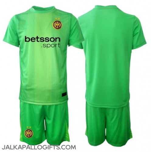 Inter Milan Maalivahti Kolmas Peliasu Lasten 2025-26 Lyhythihainen (+ Lyhyet housut)